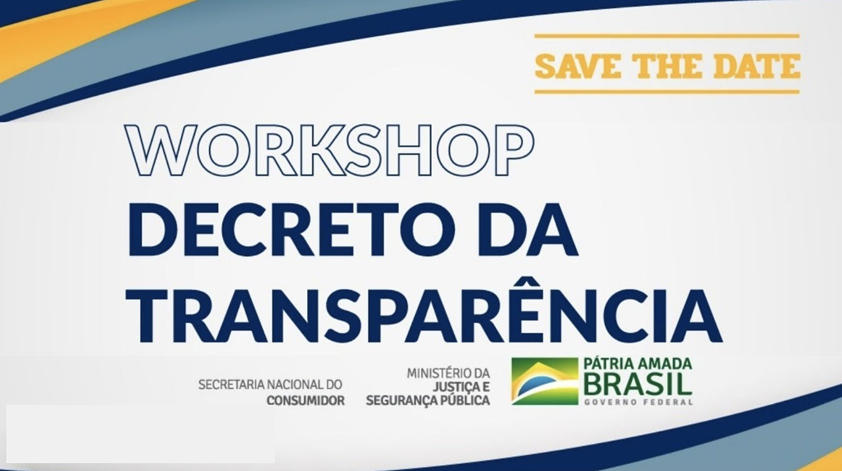 banner 11 Decreto da Transparência - Workshop “Decreto da Transparência”