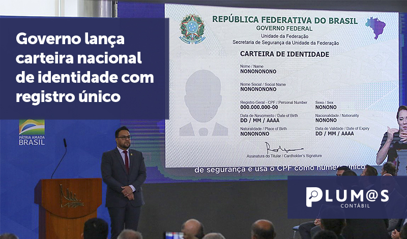 banner 14 carteira nacional - Governo lança carteira nacional de identidade com registro único