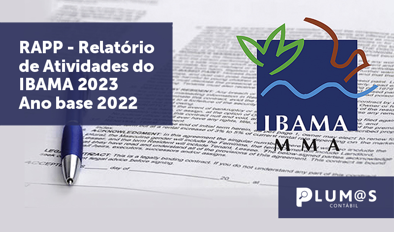 banner 01 Rapp2023 - RAPP – Relatório de Atividades do IBAMA 2023 Ano base 2022