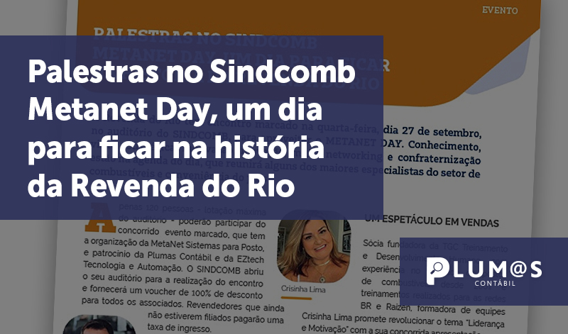 banner04 sindcomb - Não Perca! Palestras no Sindcomb Metanet Day, um dia para ficar na história da Revenda do Rio – Revista Posto Rio 124 / Jul-Ago2023