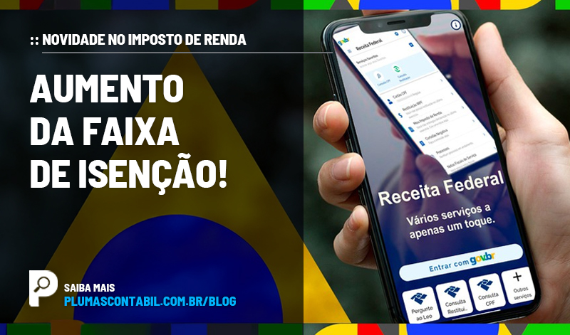 banner 09 Imposto copiar - :: Novidade no Imposto de Renda – Aumento da Faixa de Isenção!
