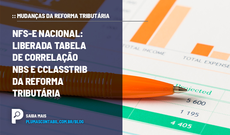BANNER 25 MUDANÇAS copiar - :: MUDANÇAS DA REFORMA TRIBUTÁRIA – NFS-e Nacional: liberada tabela de Correlação NBS e cClassTrib da reforma tributária