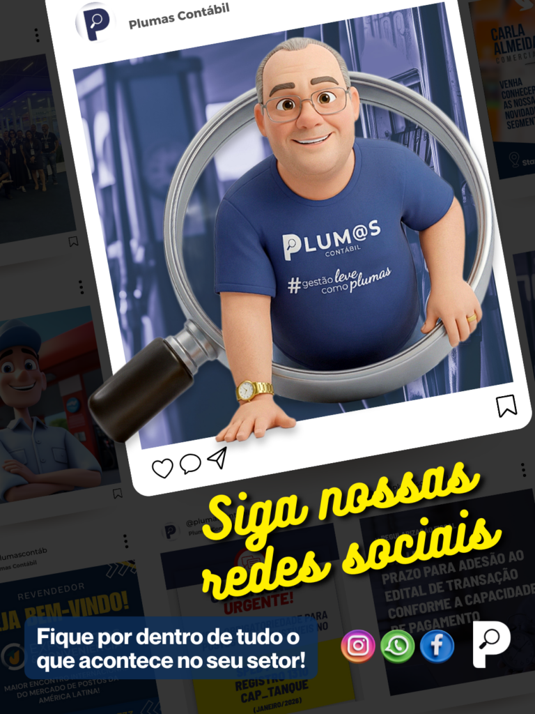 SIGA A PLUMAS CONTÁBIL NA REDES SOCIAIS 2026