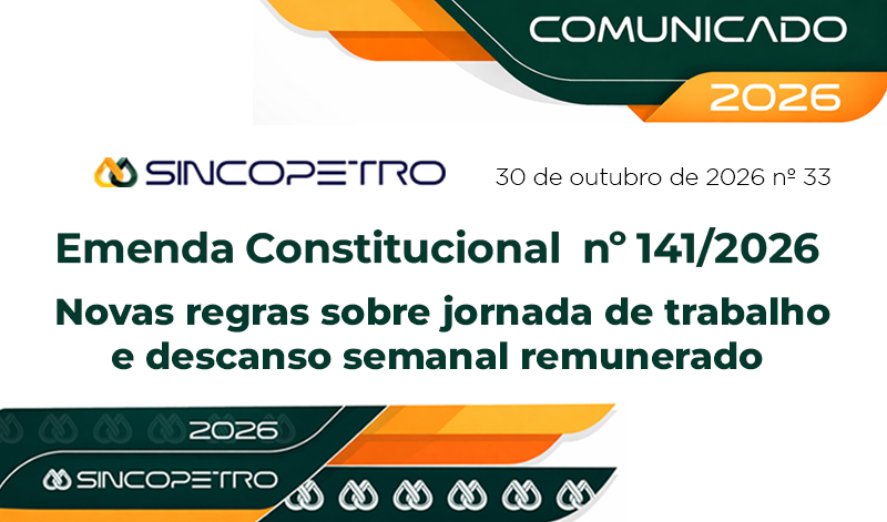banner 10 sincopetro descanso semanal - Sincopetro Informa – Novas regras sobre jornada de trabalho e descanso semanal remunerado